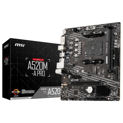 Carte Mére MSI A520M-A PRO...