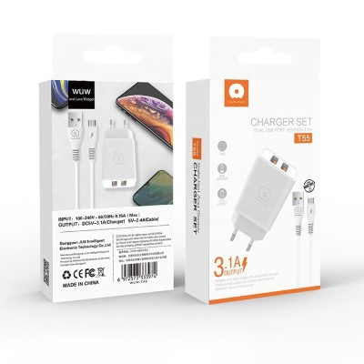 CHARGEUR WUW T55 3.1A...
