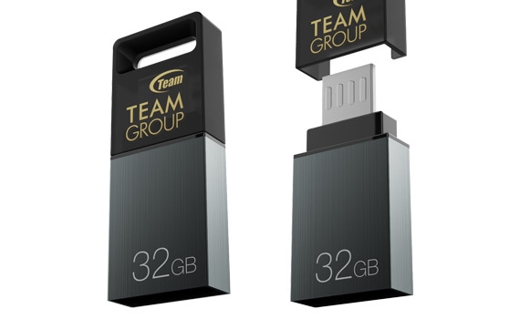 CLÉ-USB-TEAM-GROUP-M151-USB-2-0-OTG-16GO