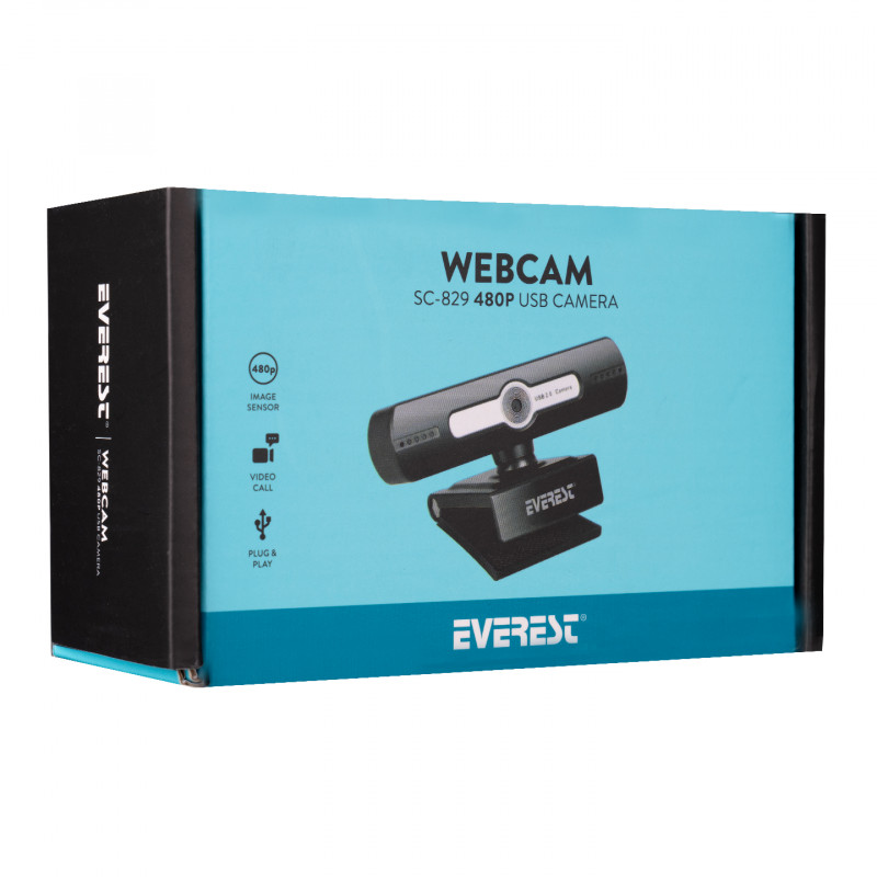 WEBCAM USB 480P EVEREST SC-829-1