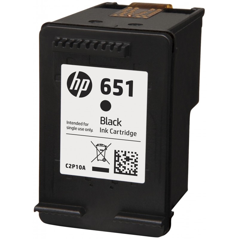 Cartouche d'encre noire originale HP 651